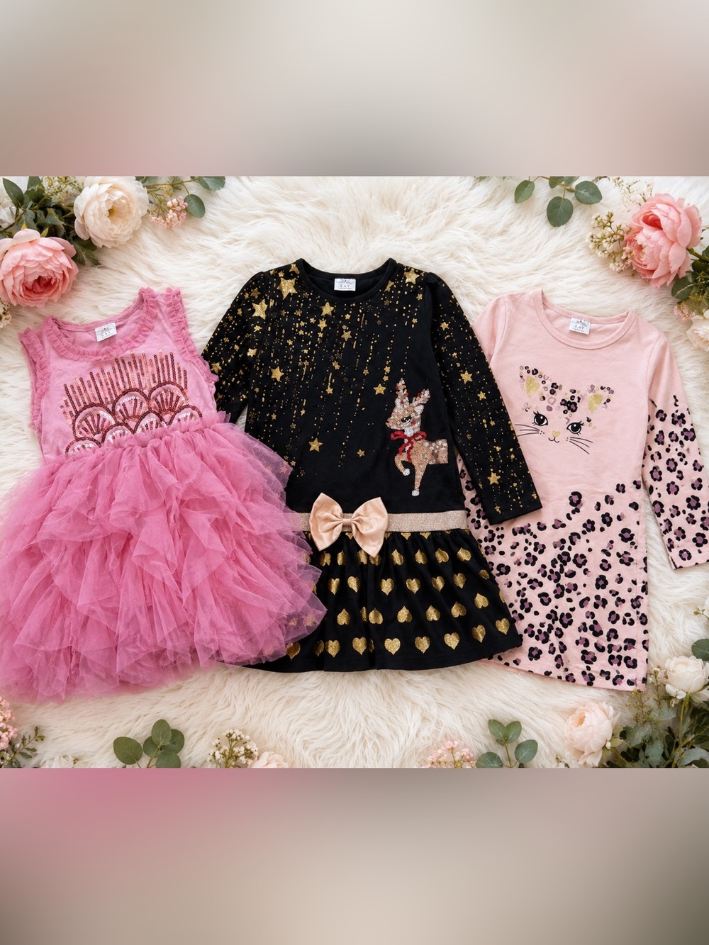 Girls Set of 3 dresses
